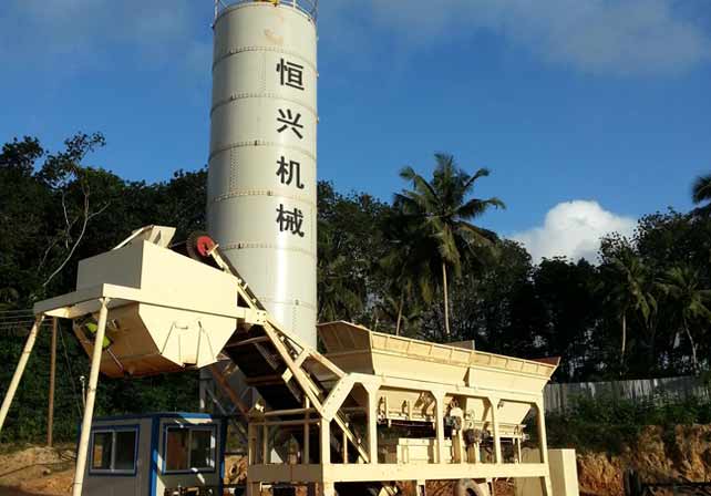 菲律賓移(yi)動式穩定土廠拌(ban)設備