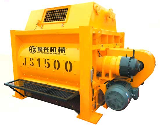 JS1500雙卧(wò)軸強制(zhi)式攪拌(ban)機